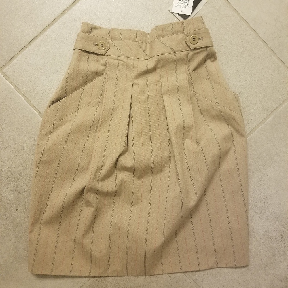 BCBG Khaki High Waisted Skirt